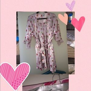 Secret Treasures Size M 100%Polyester robe & nightie set